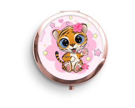 Miroirs de Poche Animaux Mignons : Des amis adorables en un clin d'œil.