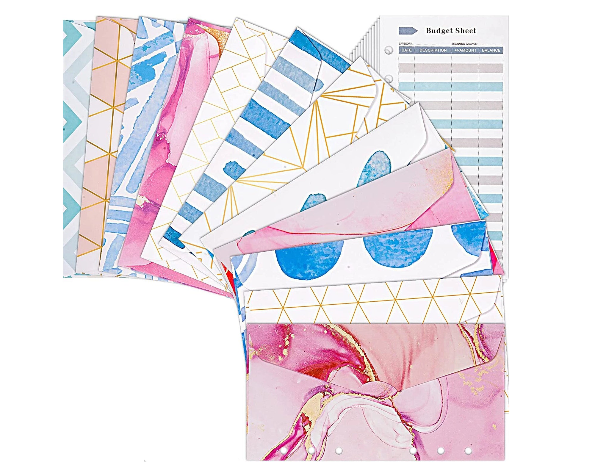 Pack Enveloppes budget - A6