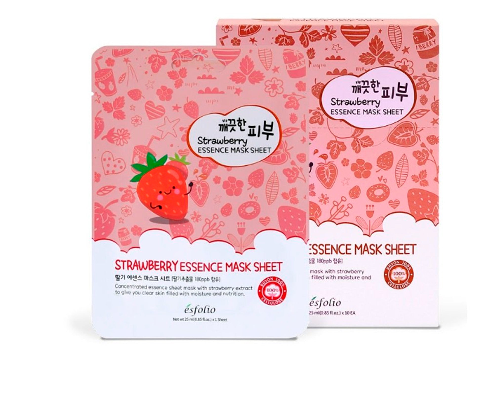 Masque à l'essence de fraise