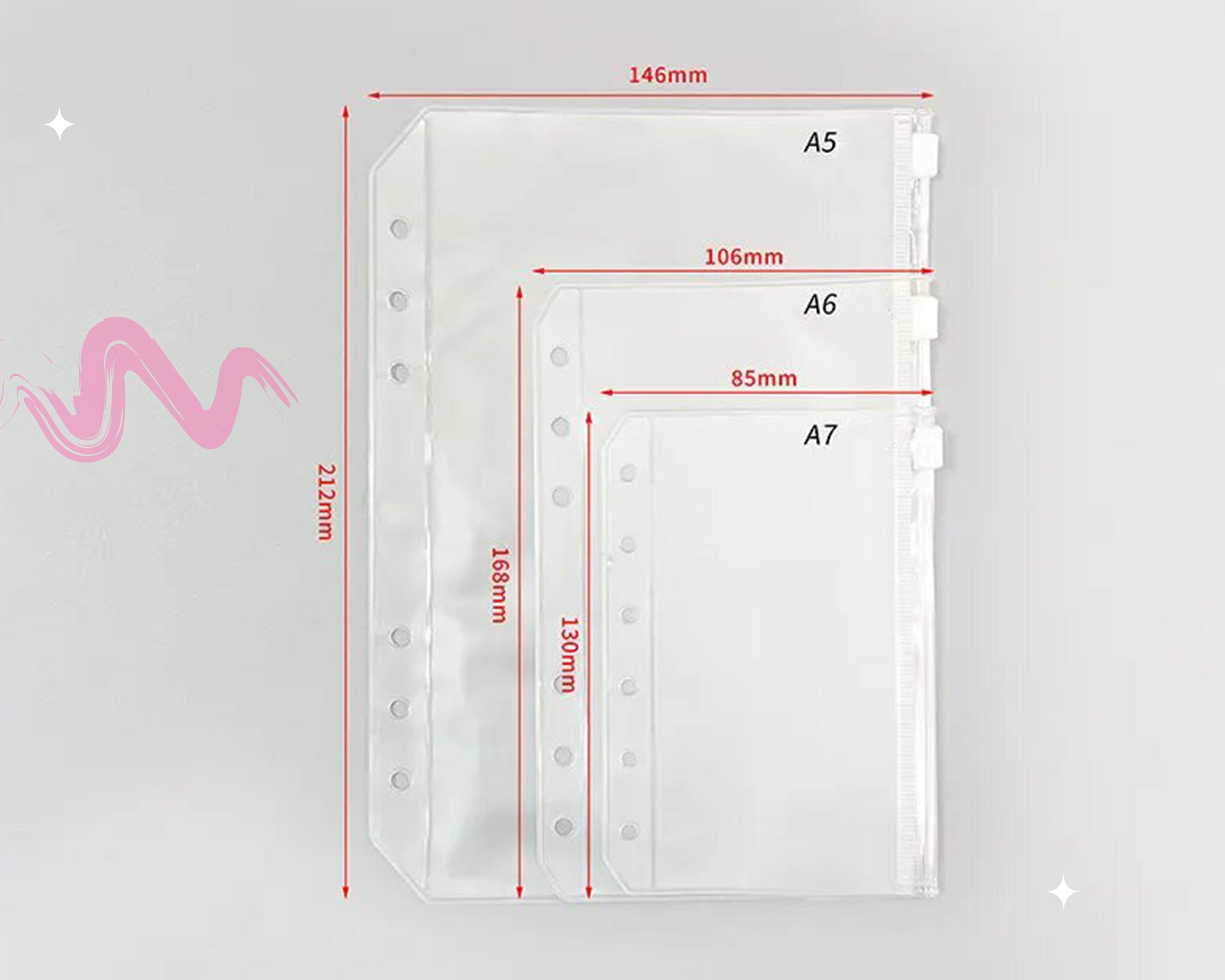 Enveloppes budget ZIP - A5 A6 A7