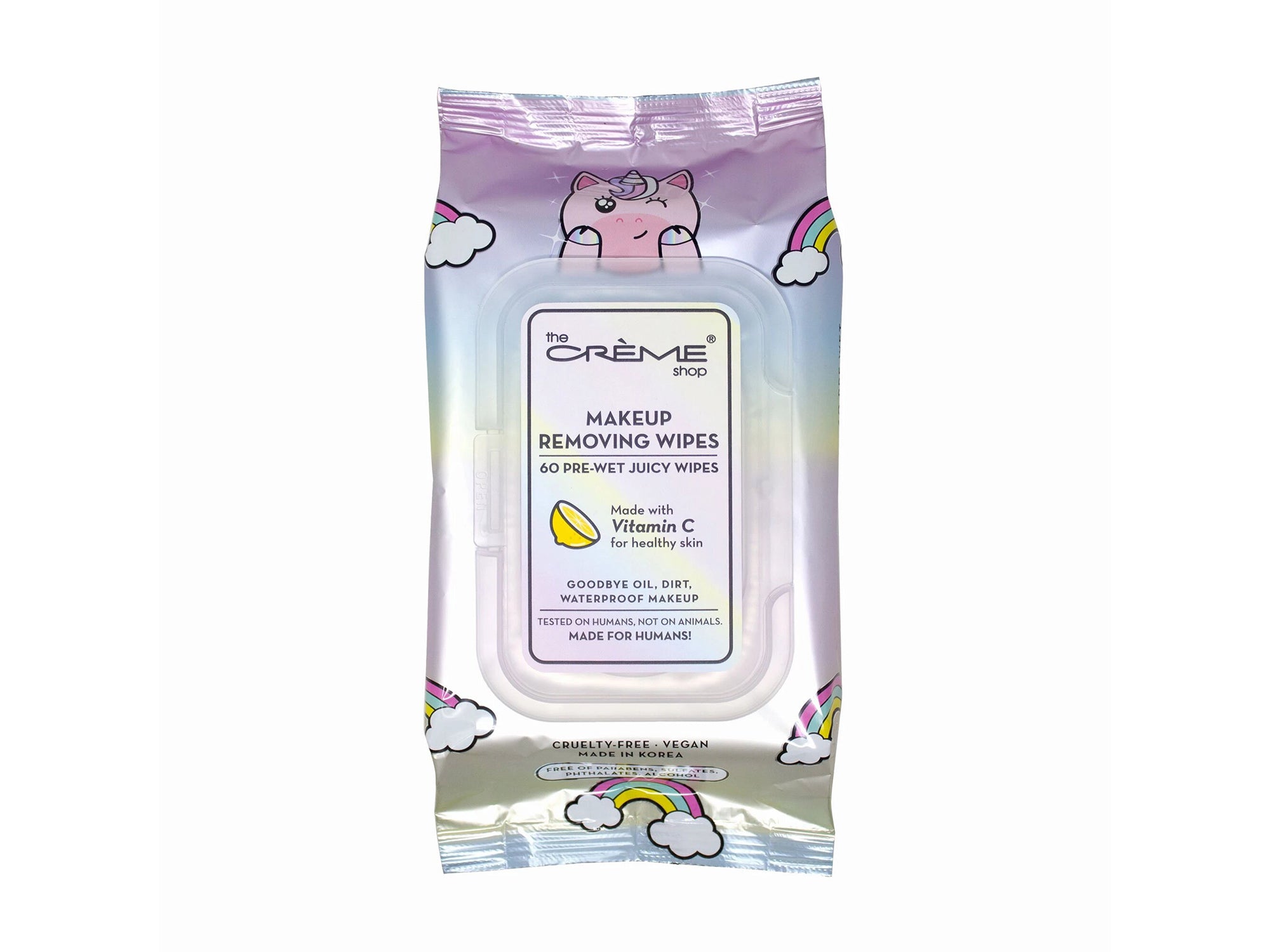 Lingettes démaquillante à la vitamine C (Licorne)