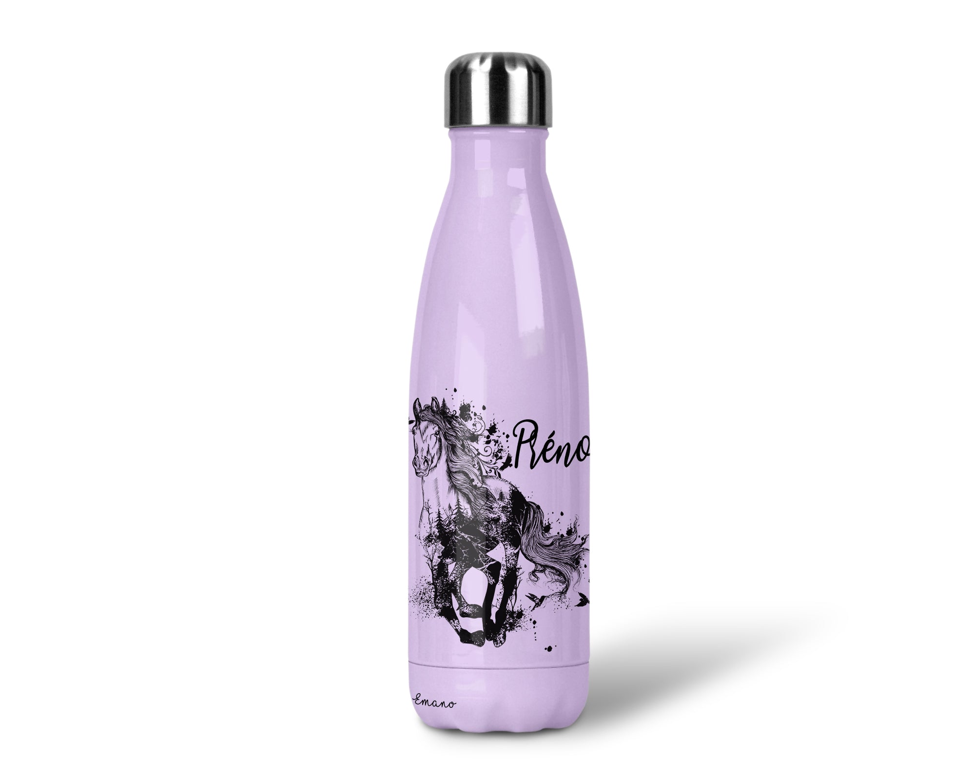 Gourde isotherme personnalisable- Cheval
