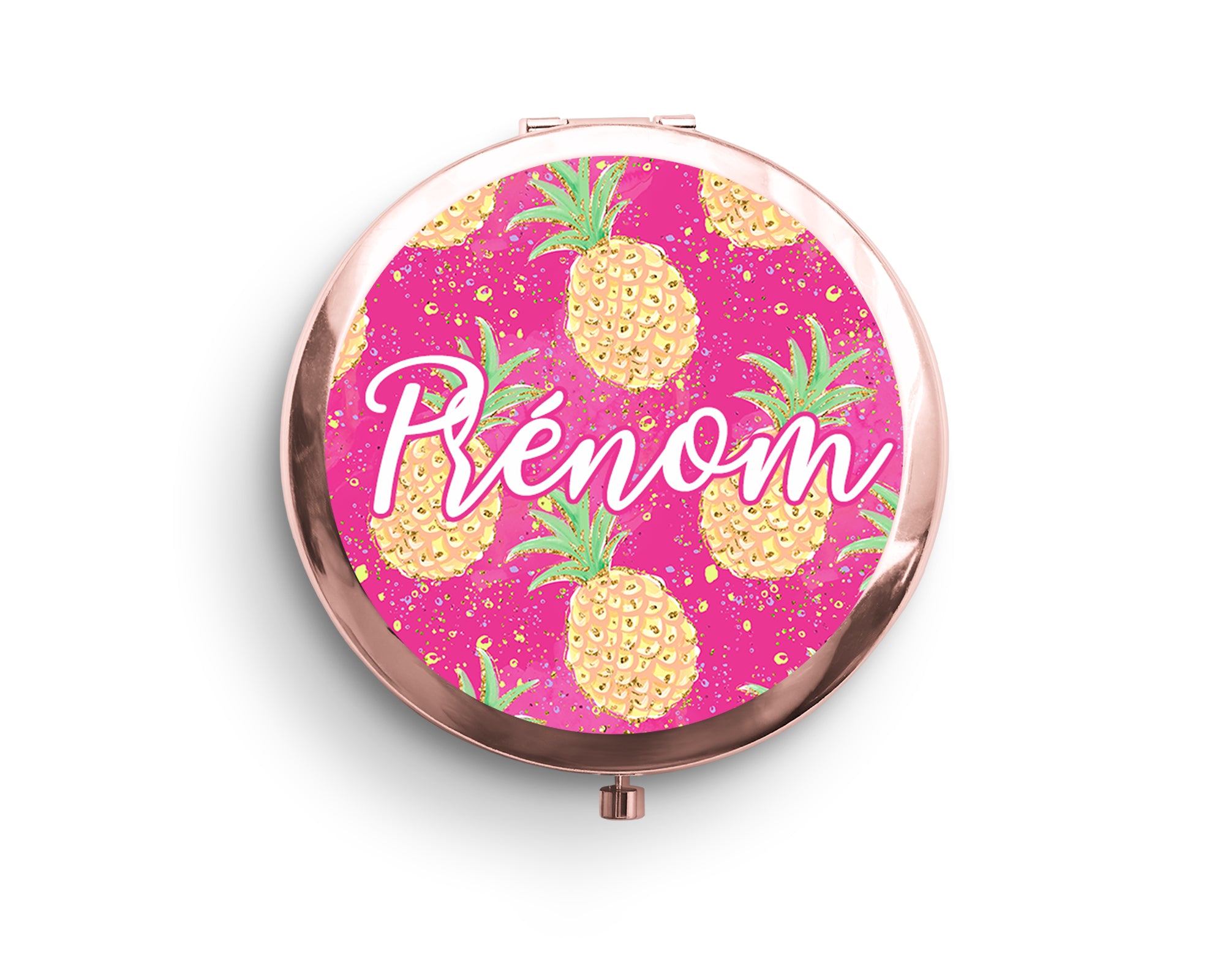 Miroir ananas personnalisable