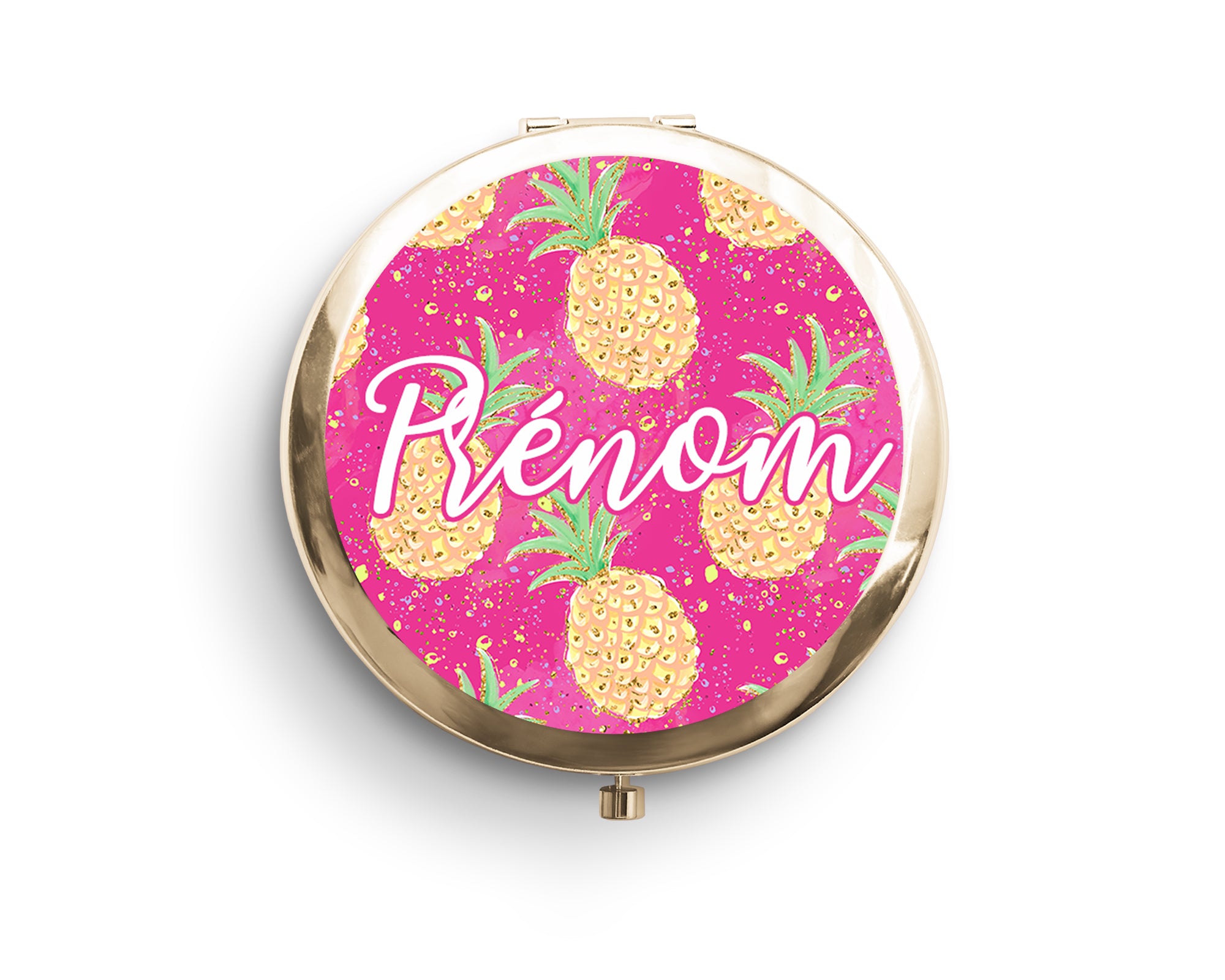 Miroir ananas personnalisable
