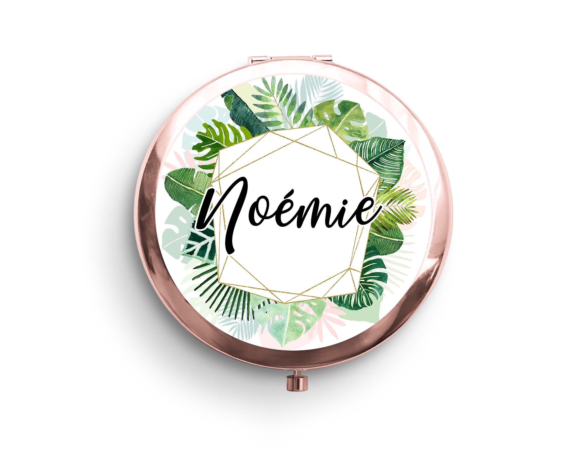 Miroir personnalisé végétal