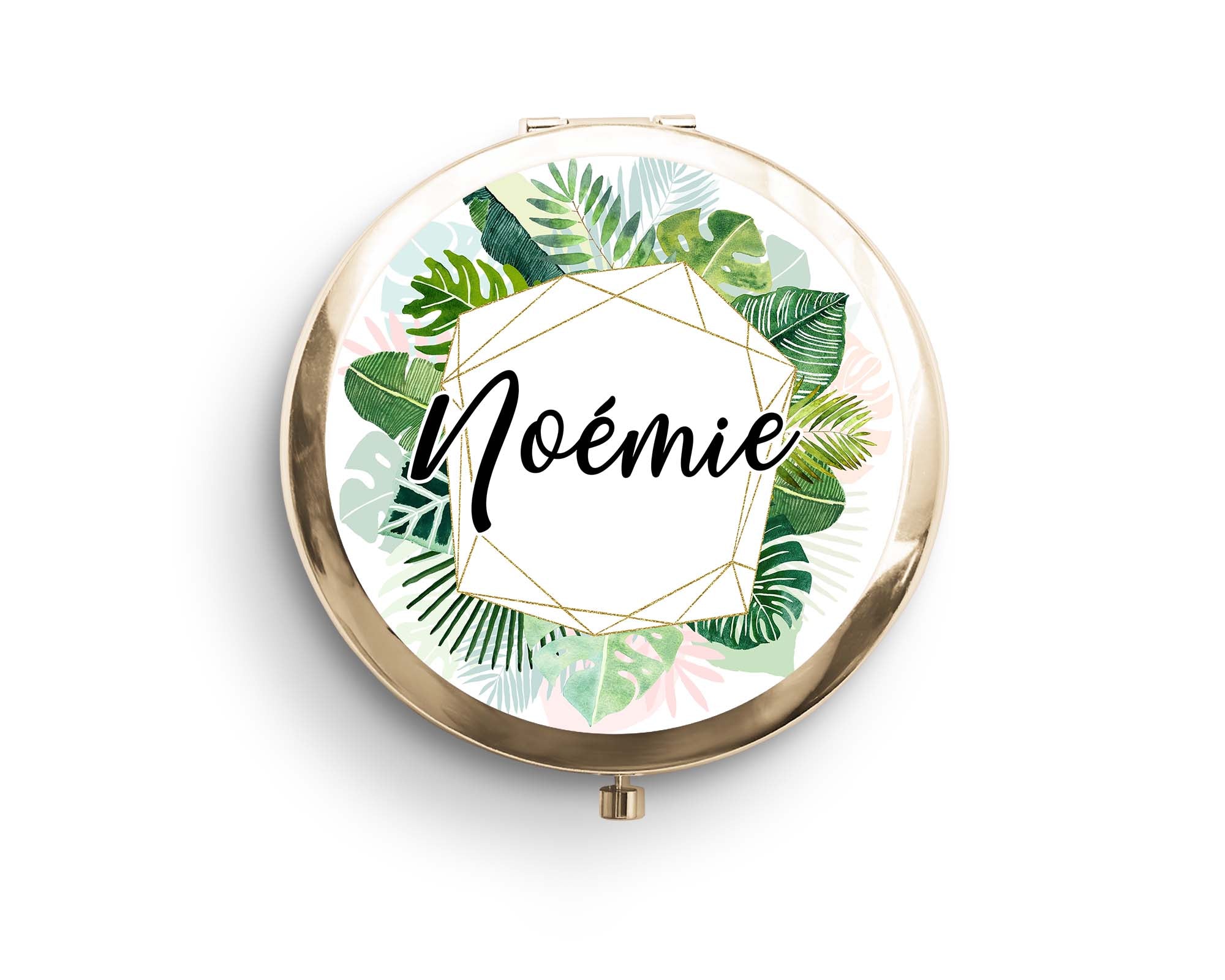 Miroir personnalisé végétal