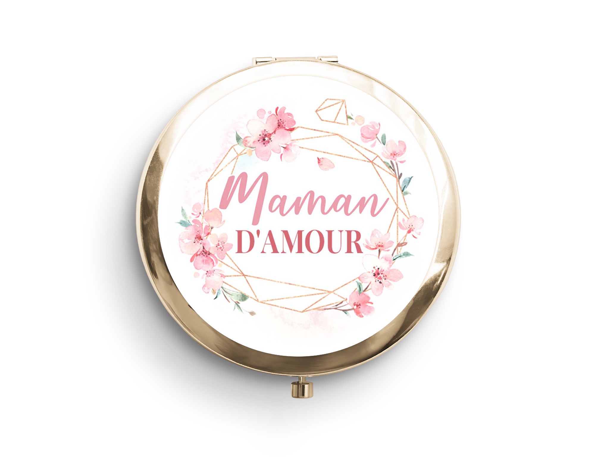 Miroir personnalisé Maman d'amour