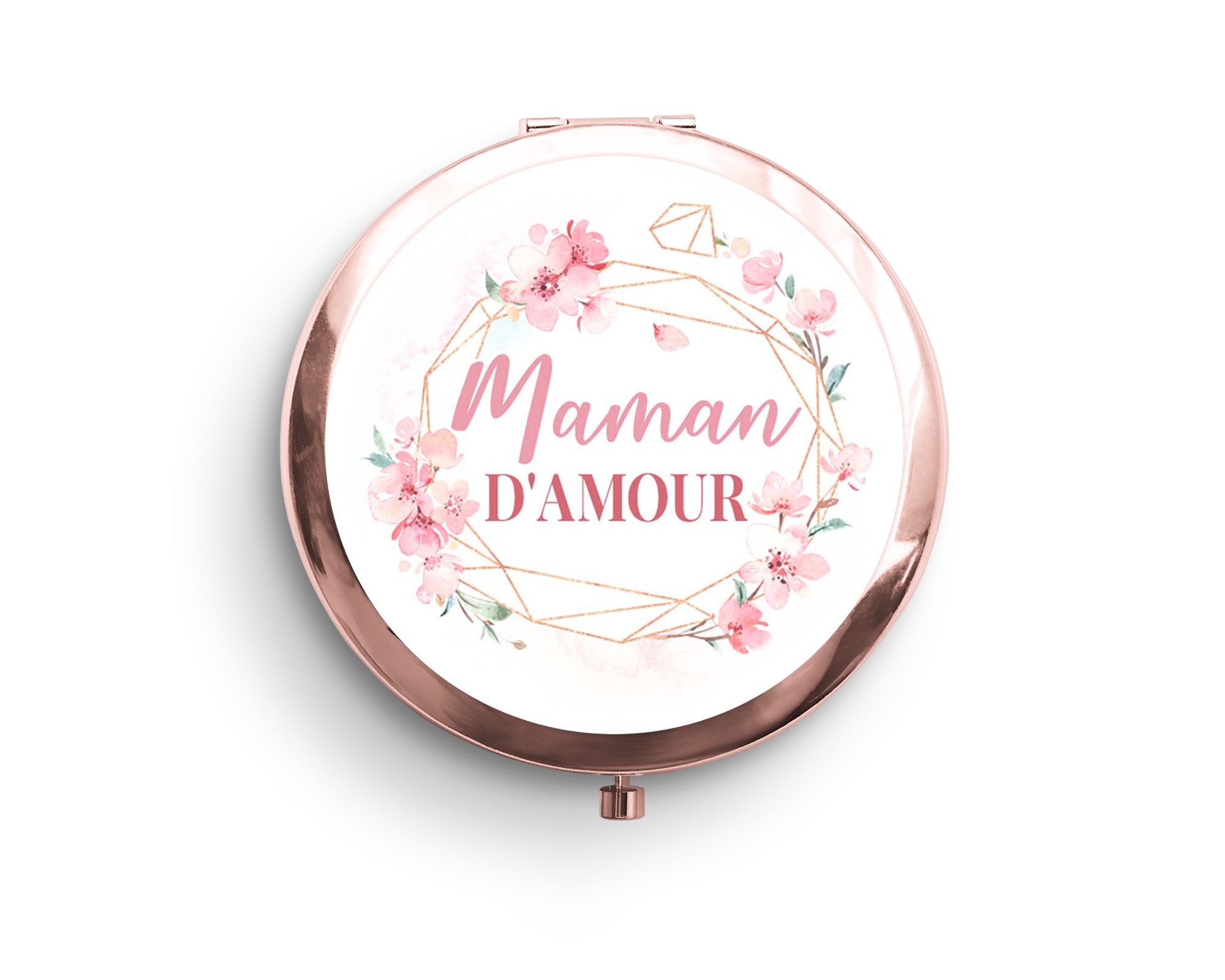 Miroir personnalisé Maman d'amour