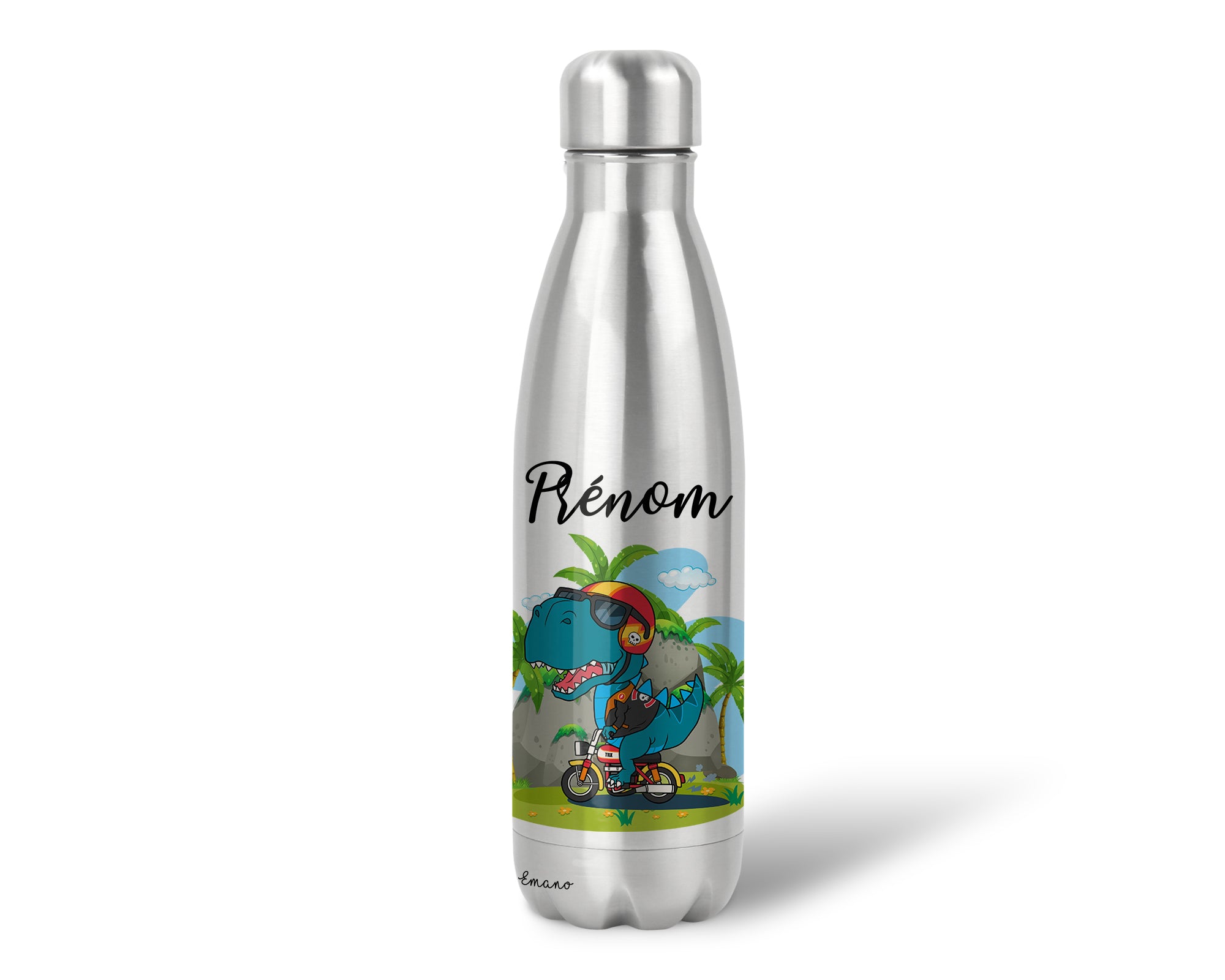 Gourde isotherme personnalisable- Dinosaure