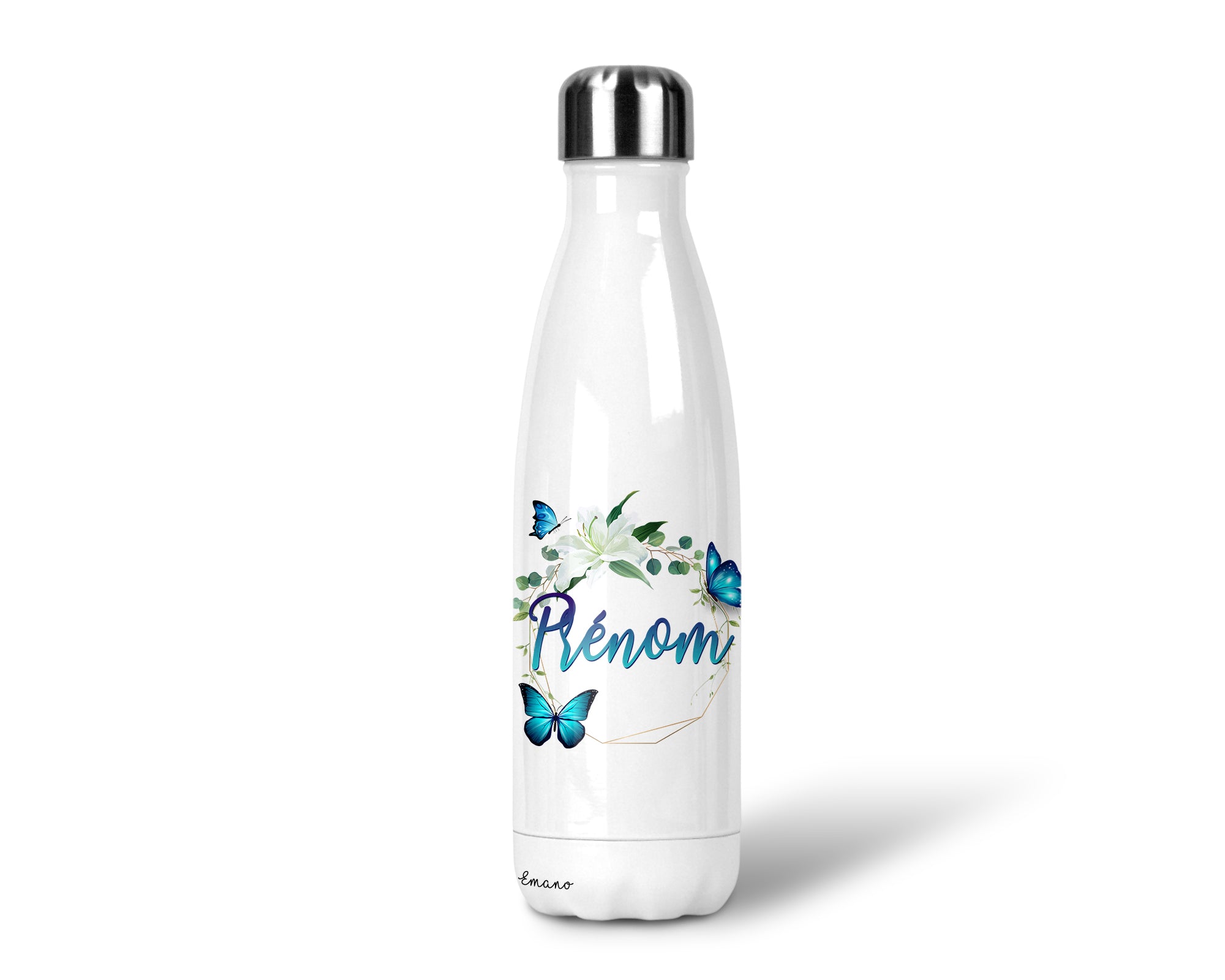 Gourde isotherme personnalisable- papillon