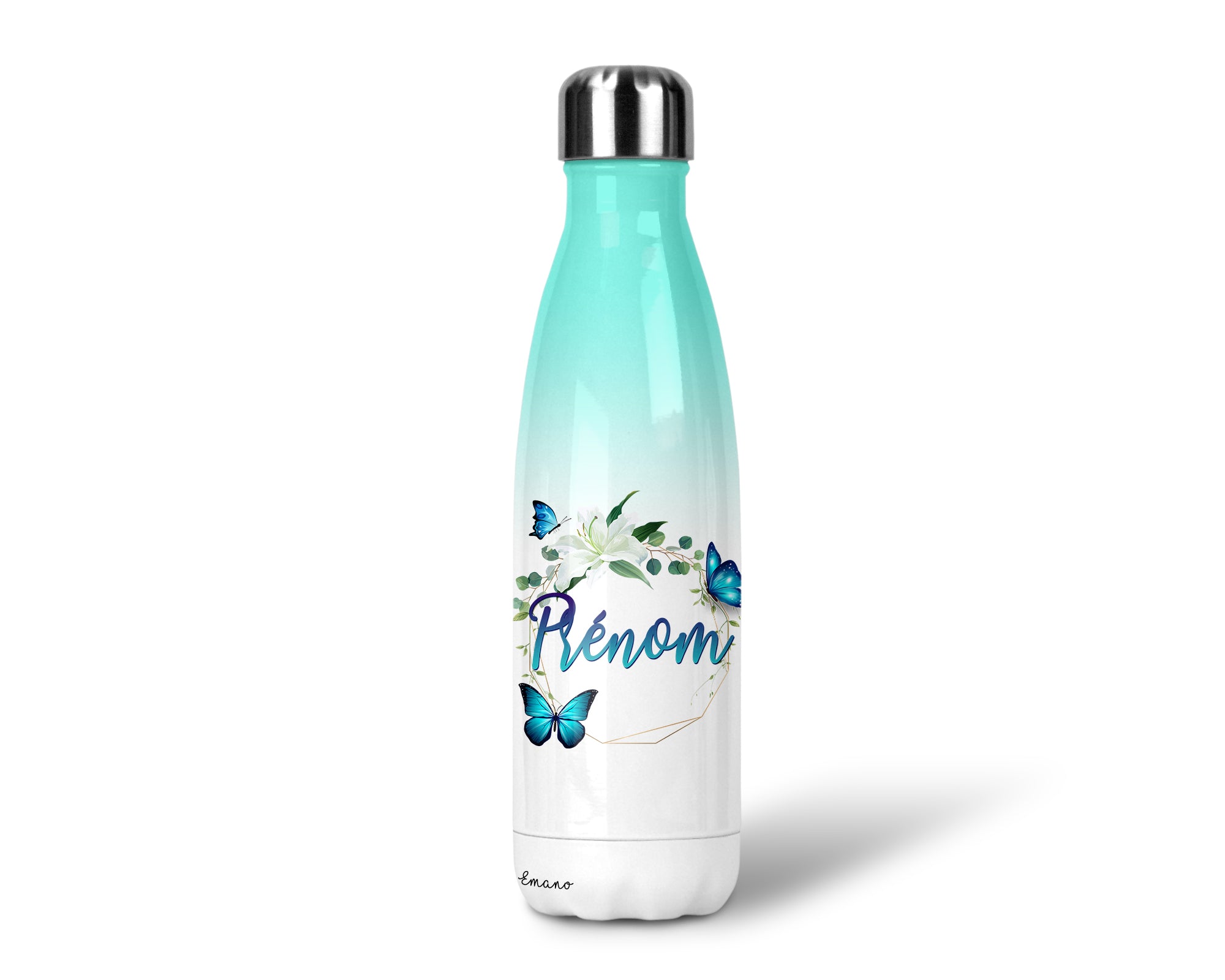 Gourde isotherme personnalisable- papillon