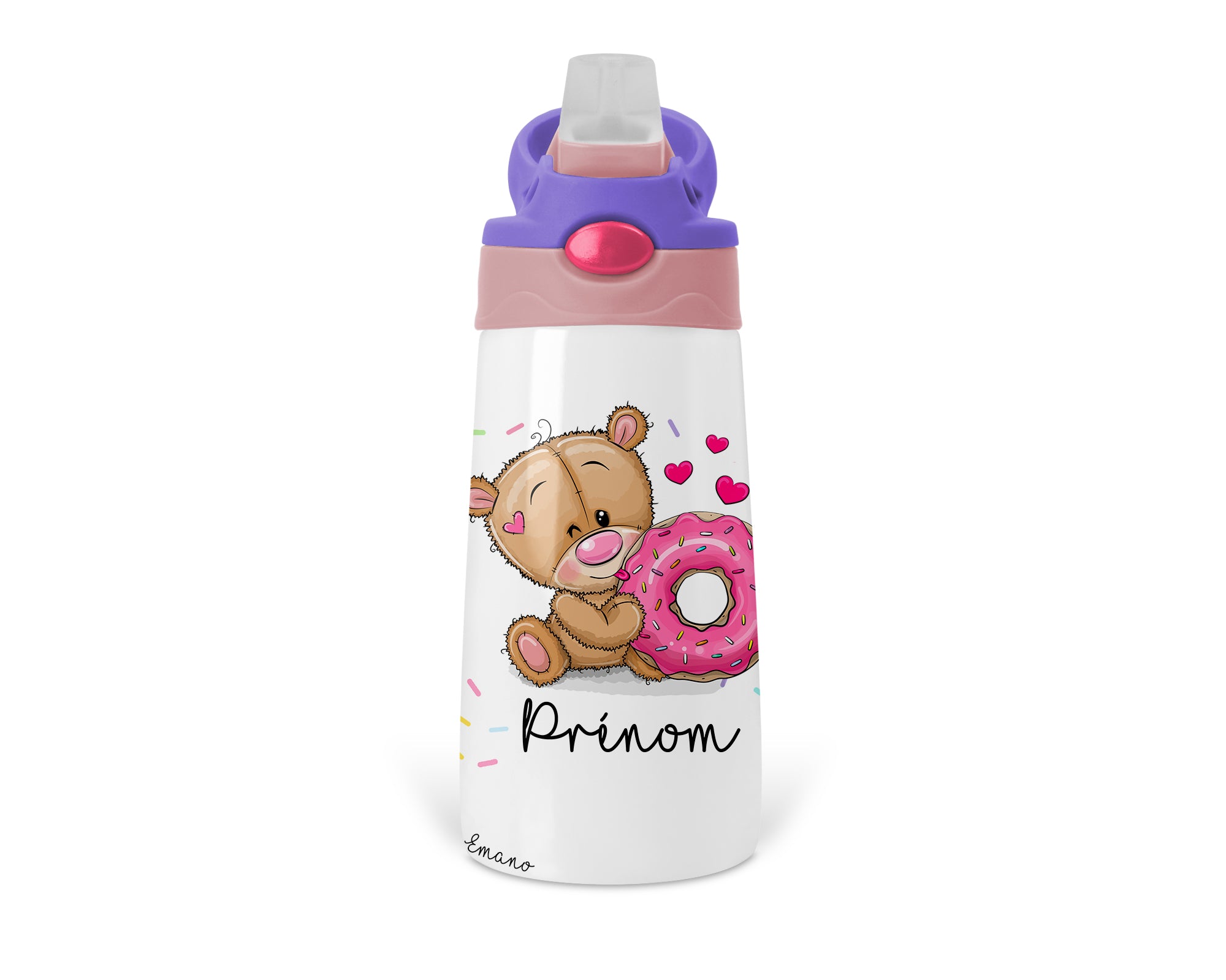 Gourde à bec isotherme personnalisable- Ourson