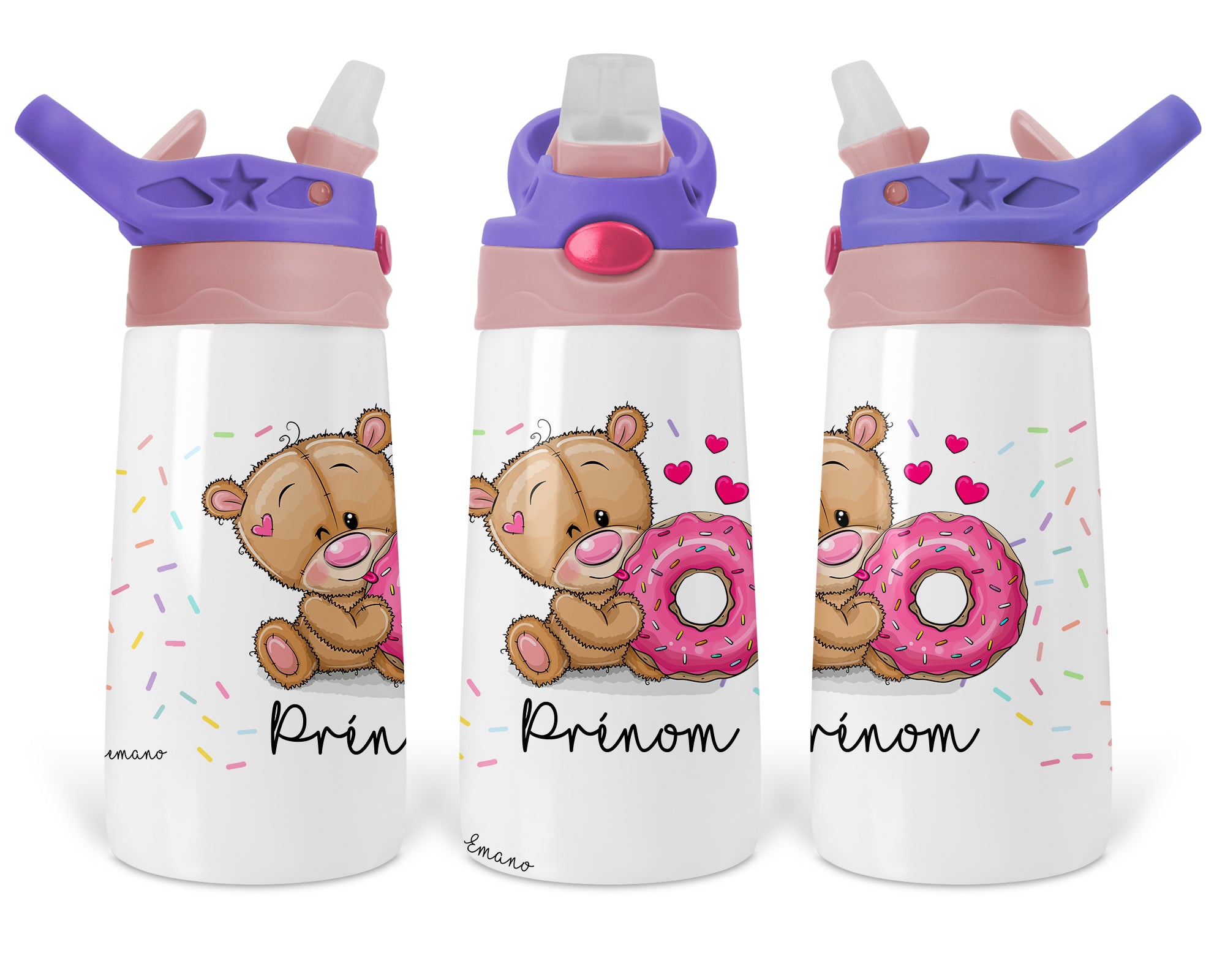 Gourde à bec isotherme personnalisable- Ourson