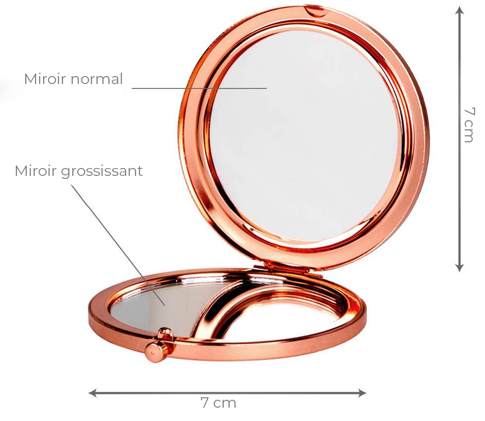 Miroir ananas personnalisable