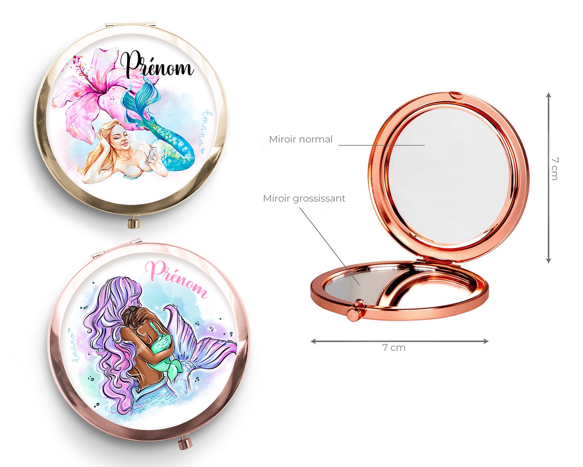 Miroir personnalisable